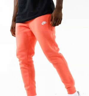 Nike Sportswear Club Fleece Mens SIZE XXL Jogger Sweatpants Light Red BV2671 696